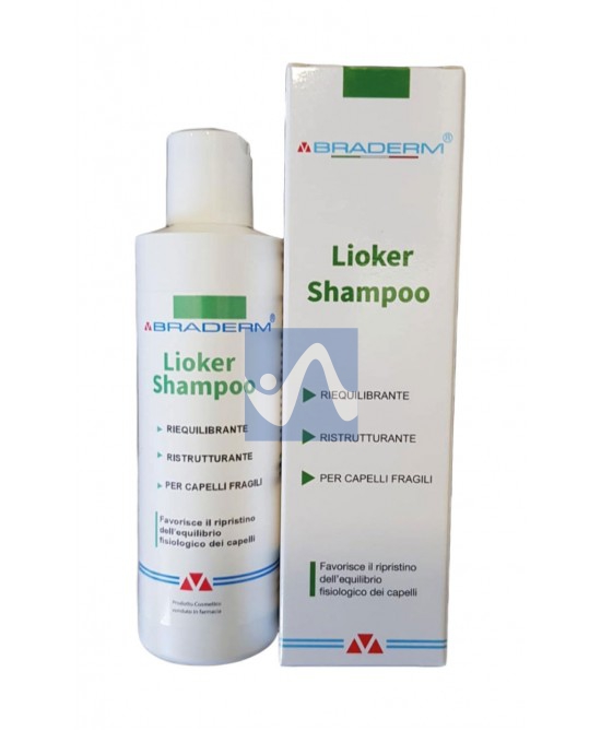 Braderm Lioker Shampoo 200ml Braderm