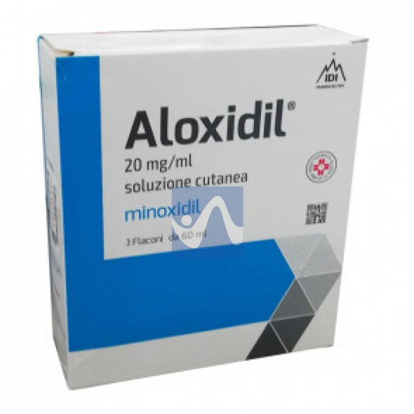 Aloxidil 20 Mg/Ml Soluzione Cutanea 3 Flaconi In Vetro Da 60 Ml