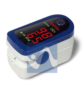 Safety Misuratore di Saturazione di Ossigeno Pulse O2