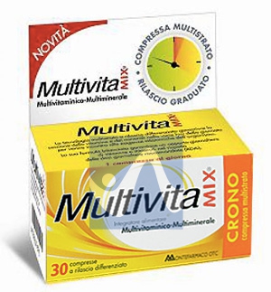 MultivitaMix Crono Integratore Alimentare Multivitaminico 30 Compresse RD
