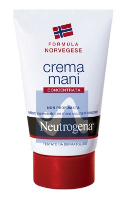 Neutrogena Linea Mani Crema Concentrata Nutriente Senza Profumo 75 ml