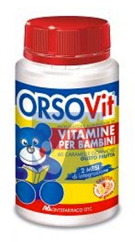 Orsovit Linea Multivitaminica Integratore 60 Orsetti Gommosi alla Frutta