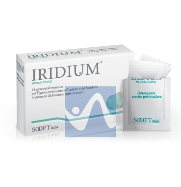 Sooft Italia Linea Salute degli Occhi Iridium 20 Garze Cotone Decongestionanti