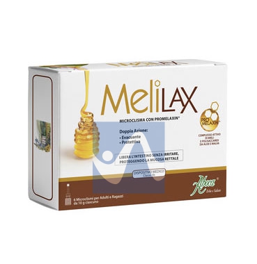Aboca Integratori Linea Benessere Intestinale Melilax Adulti 6 Microclismi