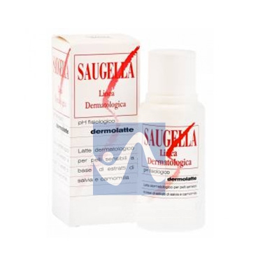 Saugella Linea Rossa Dermatologica Dermolatte Latte Detergente Idratante 200 ml
