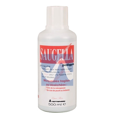 Saugella Linea Poligyn Rosa Dermoliquido Detergente Intimo Delicato 500 ml