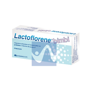 Lactoflorene Linea Fermenti Bimbi Integratore di Fermenti Lattici 12 Flaconcini