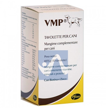 Zoetis Pfizer Linea Animali Domestici VMP Vitamine Cani Integratore 50 Compresse