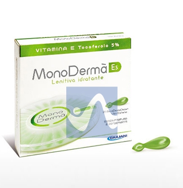 MonoDerm Linea Vitamine E5 Trattamento Gel Lenitivo Anti-Ossidante 28 Ampolle