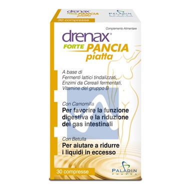 Paladin Linea Intestino Drenax FORTE PANCIA Piatta Integratore 30 Compresse