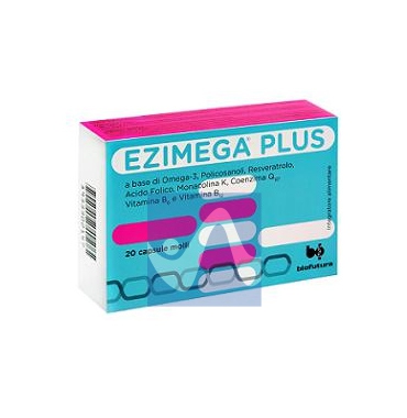 Biofutura Linea Colesterolo e Trigliceridi EZIMEGA PLUS Integratore 20 Capsule
