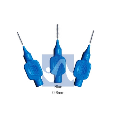 TePe Linea Cura Dentale Quotidiana 6 Scovolini Interdentali 0,6 Colore Blu