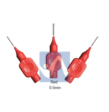 TePe Linea Cura Dentale Quotidiana 6 Scovolini Interdentali 0,5 Colore Rosso