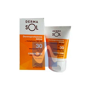 Dermasol Linea Protezione Solare SPF30 Crema Viso Protezione Alta 50 ml