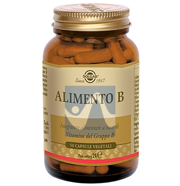 Solgar Linea Vitamine e Minerali Alimento B Integratore Alimentare 50 Capsule