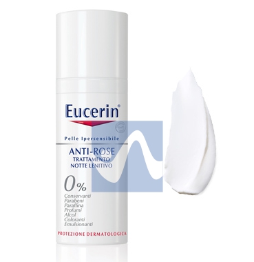 Eucerin Linea Pelli Ipersensibili Anti-Rose Notte Trattamento Lenitivo 50 ml