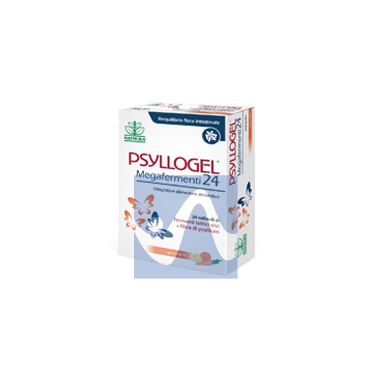 Nathura Linea Intestino Sano Psyllogel Megafermenti 24 Integratore 12 Buste ACE