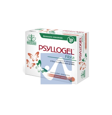 Nathura Linea Intestino Sano Psyllogel Fibra Integratore 20 Buste Arancia Rossa