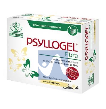 Nathura Linea Intestino Sano Psyllogel Fibra Integratore 20 Buste Vaniglia