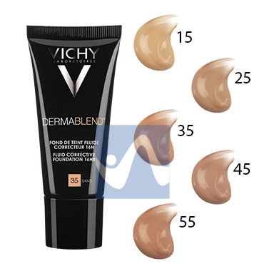 Vichy Make-up Linea Trucco Dermablend Fondotinta Correttore Fluido 30 ml 25