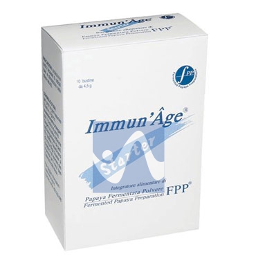 ImmunAge Linea Starter Papaya Liofilizzata Integratore Alimentare 10 Buste