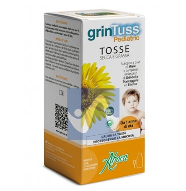 Aboca Linea Dispositivi Medici Grintuss Pediatric Sciroppo per la Tosse 180 g
