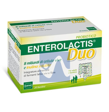 Sofar Linea Intestino Sano Enterolactis Duo Integratore Fermenti Lattici 20Buste
