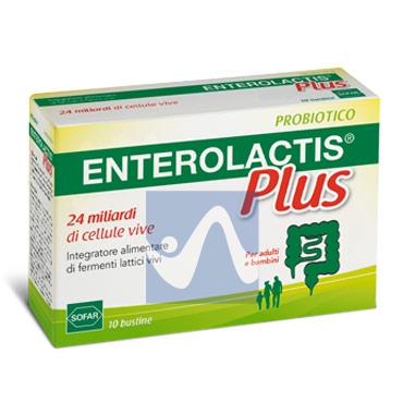 Sofar Linea Intestino Sano Enterolactis Plus Integratore Fermenti 10 Buste