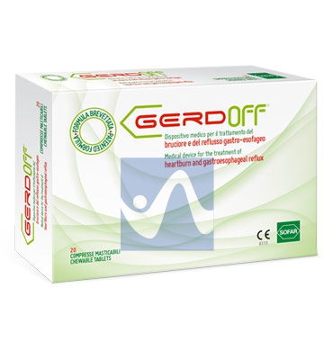 Sofar Linea Dispositivi Medici Gerdoff Azione Meccanica 20 Compresse Masticabili