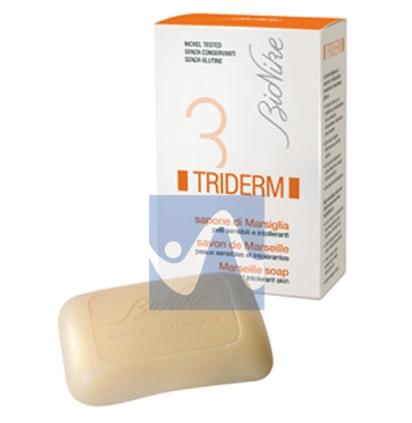 BioNike Triderm Linea Detergenza Quotidiana Sapone Solido di Marsiglia 100 g