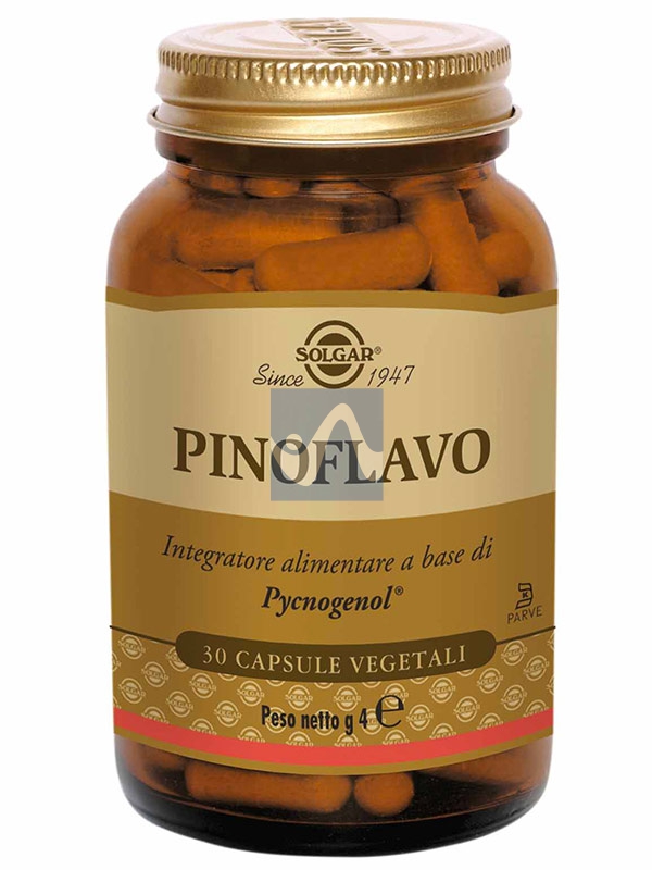 Solgar Linea Pelle Luminosa Pinoflavo Integratore Alimentare 30 Capsule