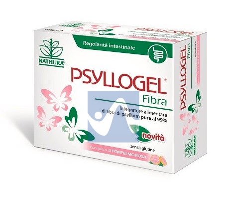Nathura Linea Intestino Sano Psyllogel Fibra Integratore 20 Buste Pompelmo Rosa