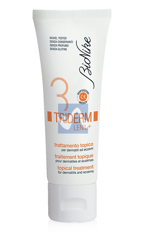 BioNike Triderm Linea Lenil + Crema Lenitiva per Dermatiti ed Eczemi 50 ml