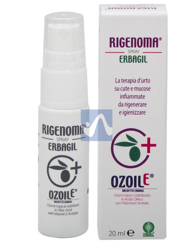 Erbagil Linea Dispositivi Medici OzoilE Rigenoma Spray Lenitivo Rigenerante 20ml