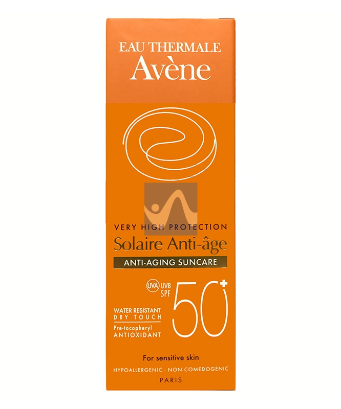 Avene Linea Solare Pelli Sensibili SPF50+ Crema Viso Protettiva Anti-Et 50 ml