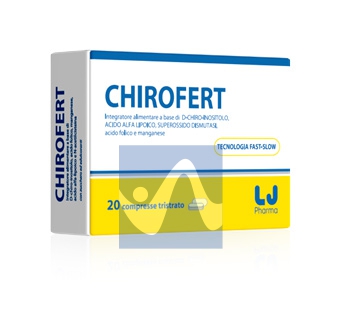 LJ Pharma Linea Benessere Donna Chirofert Integratore Alimentare 20 Compresse