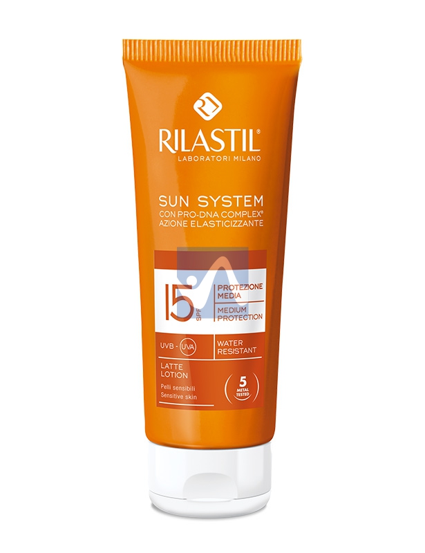 Rilastil Linea Sun System PPT SPF15 Latte Solare Elasticizzante Corpo 100 ml
