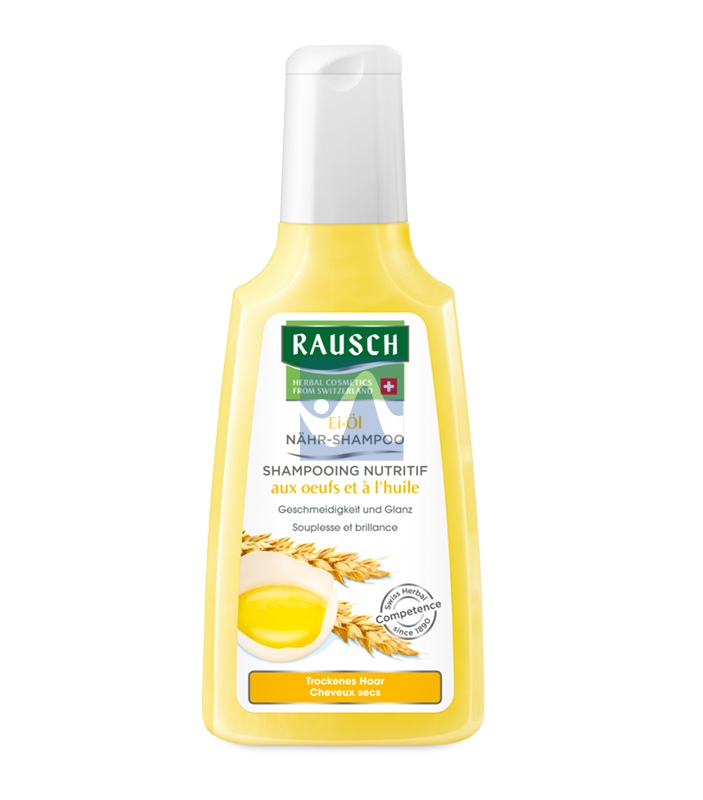Rausch Linea Capelli Secchi Shampoo Nutriente Rigenerante Uovo e Olio 200 ml