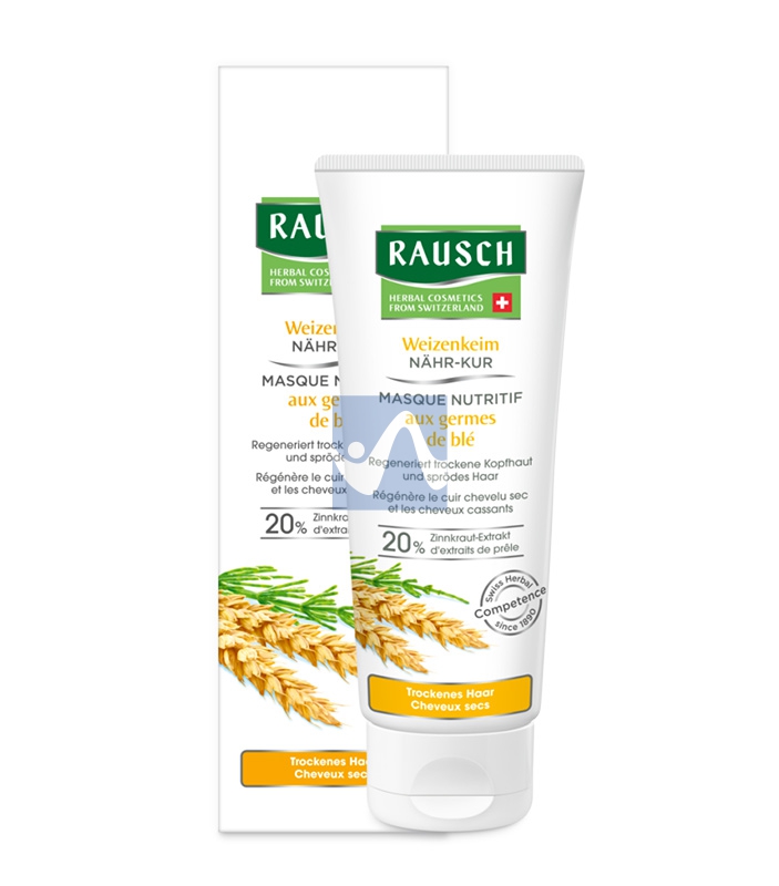 Rausch Linea Capelli Secchi Maschera Nutriente al Germe di Frumento 100 ml