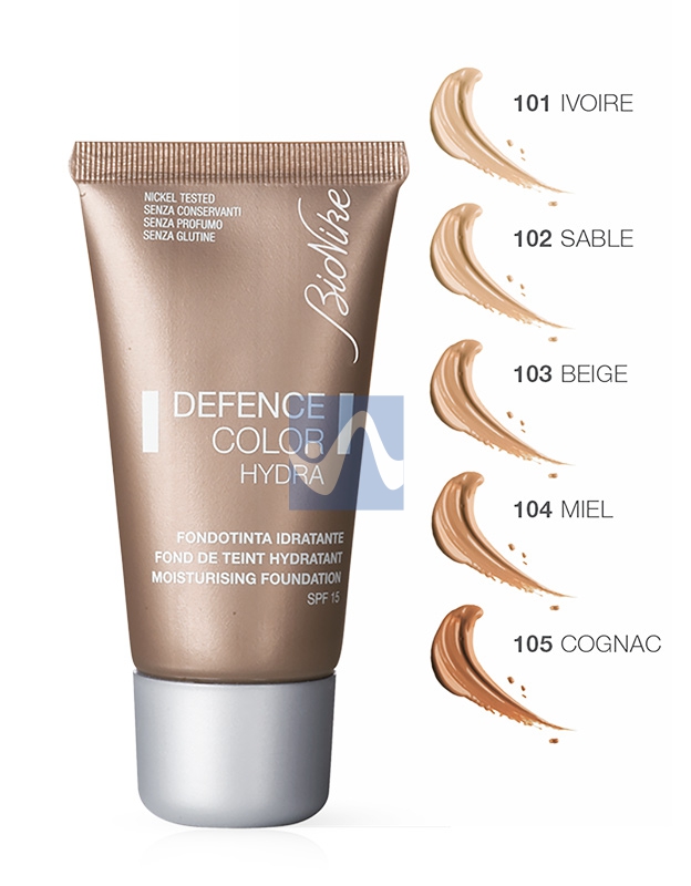 Bionike Linea Defence Color Hydra Fondotinta Idratante Illuminante 101 Avorio