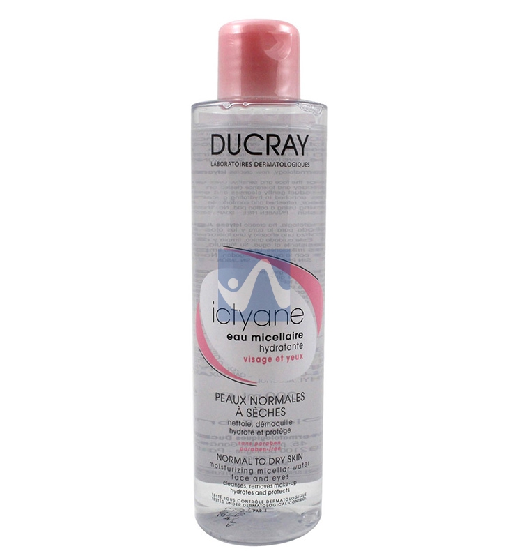 Ducray Linea Disidratazione Ictyane Acqua Micellare Detergente Idratante 400 ml