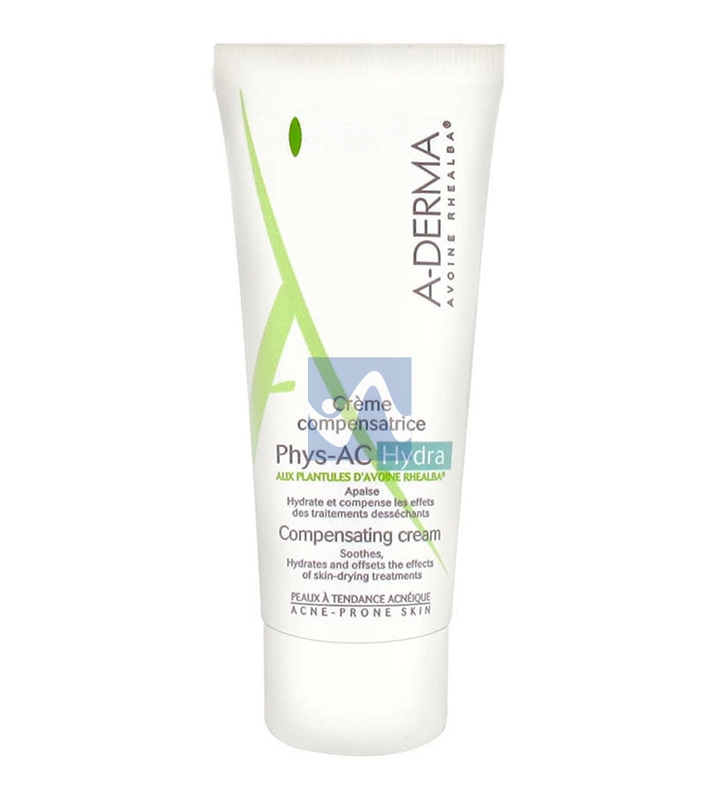 A-Derma Linea Phys-AC Pelli Grasse Hydra Crema Riequilibrante Viso 40 ml