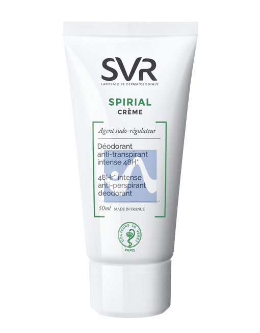 SVR Linea Spirial Deodorante Anti-Traspirante Intenso 48h Crema Mani Piedi 50 ml