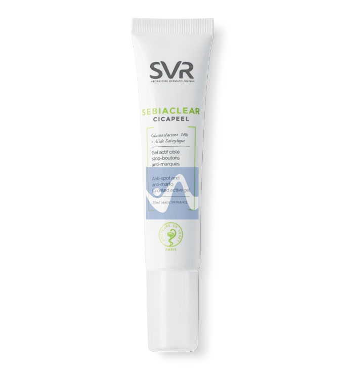 SVR Linea Sebiaclear Cicapeel Trattamento Pronto Intervento Imperfezioni 15 ml