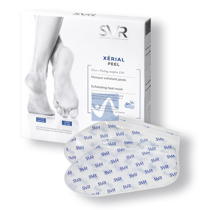 SVR Linea Xrial Peel Pieds Calzini Leviganti Idratanti Emollienti Piedi