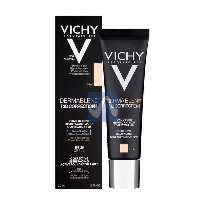 Vichy Make-up Linea Dermablend 3D Correction Fondotinta Elevata Coprenza Opale