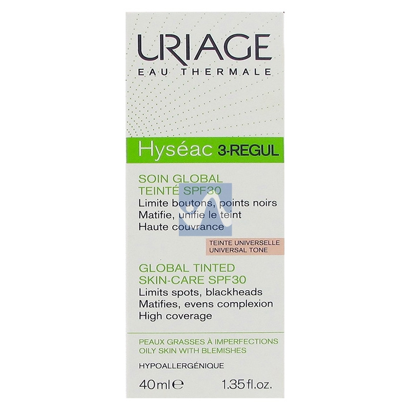 Uriage Linea Pelle Grassa Impura Hyseac 3 Regul Colorato Trattamento 3in1 40 ml