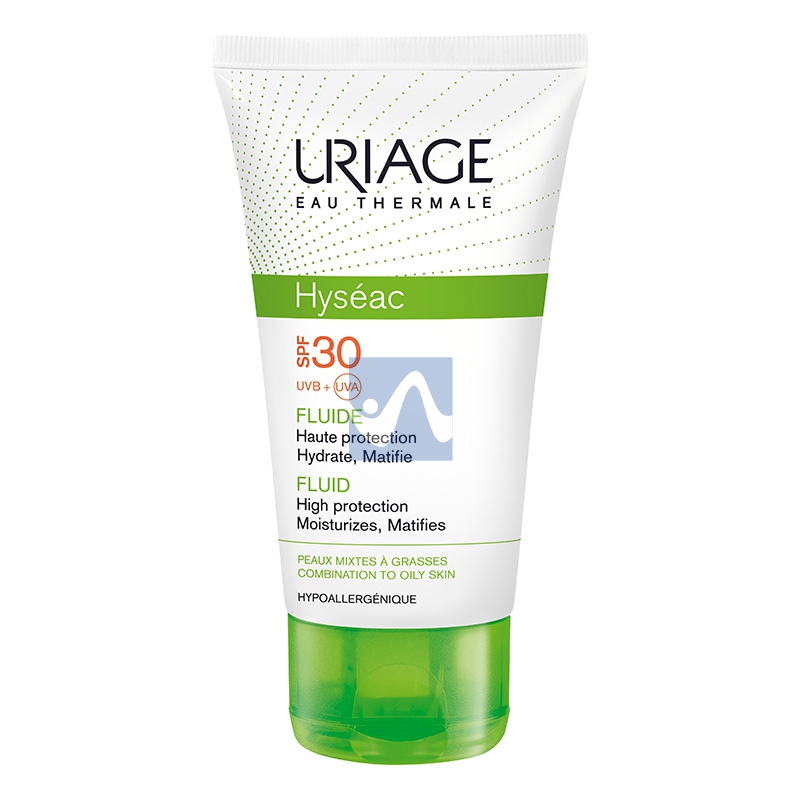 Uriage Linea Pelle Grassa Hyseac SPF30 Fluido Solare Opacizzante Viso 50 ml