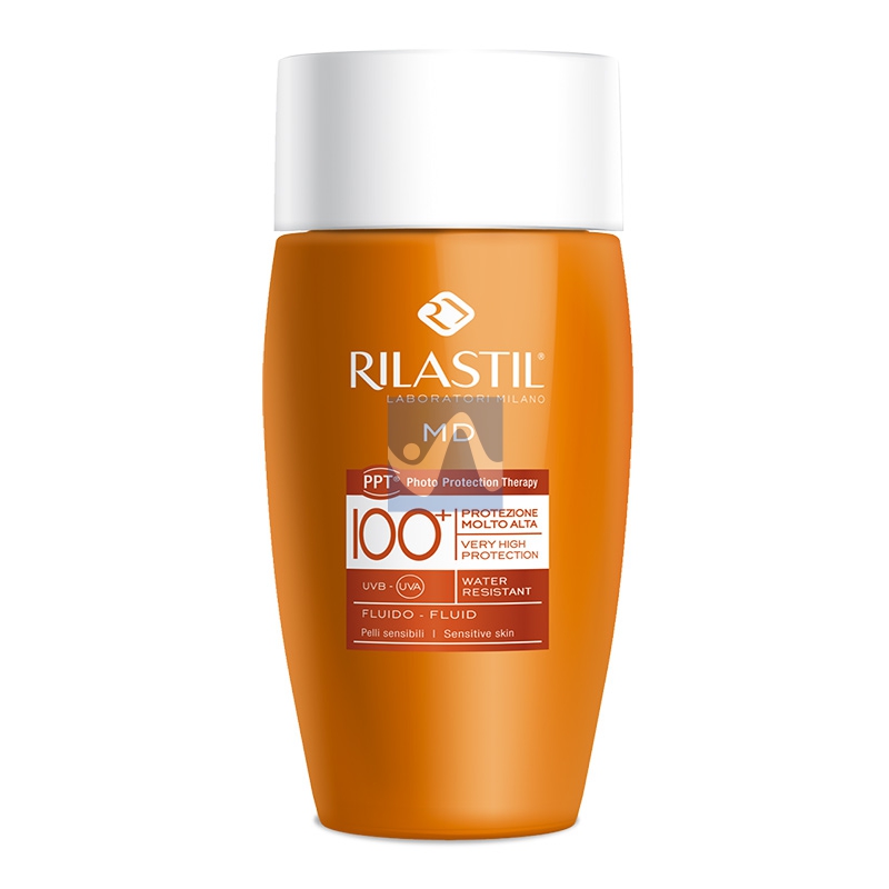 Rilastil Linea Sun System MD100+ Fluido Viso e Corpo Protezione Altissima 75 ml