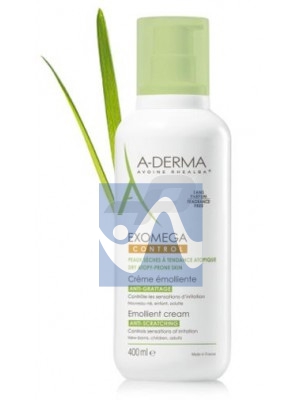 A-Derma Linea Exomega Pelli Secche Control Crema Emolliente Anti-Prurito 400 ml